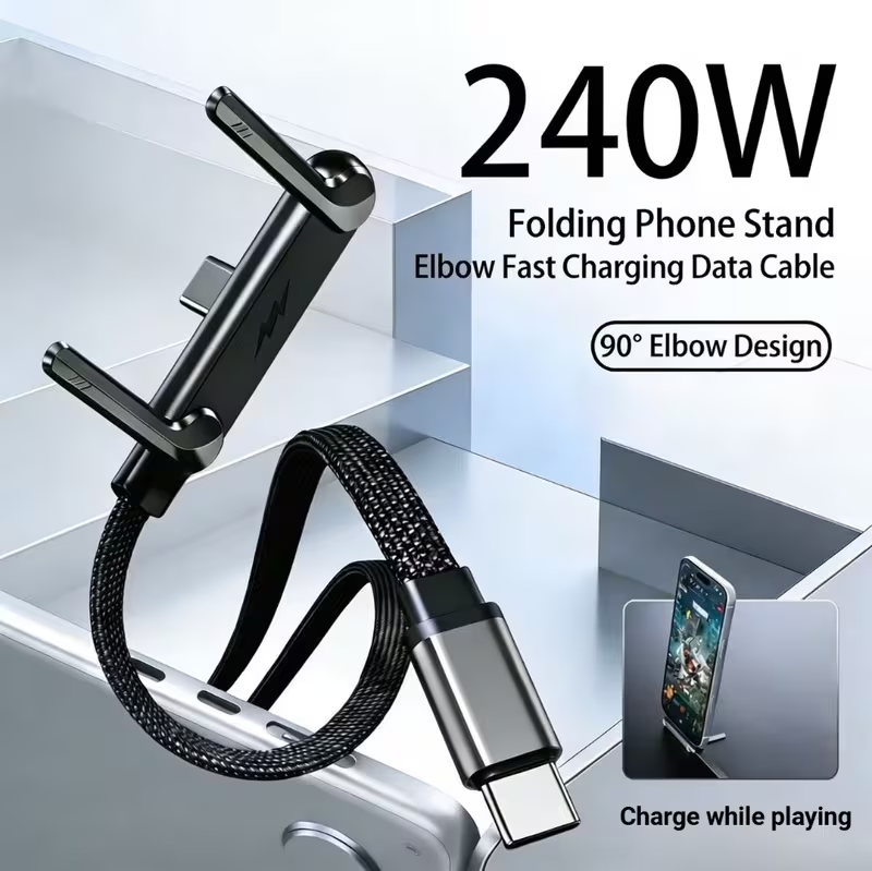 Cable de datos con soporte para celular